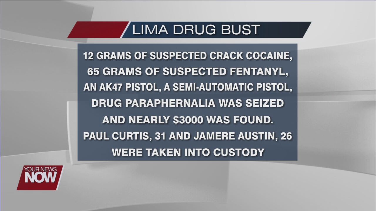 Two Lima residents under arrest after drug bust